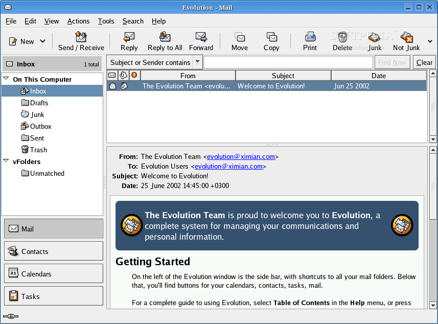 Evolution-email