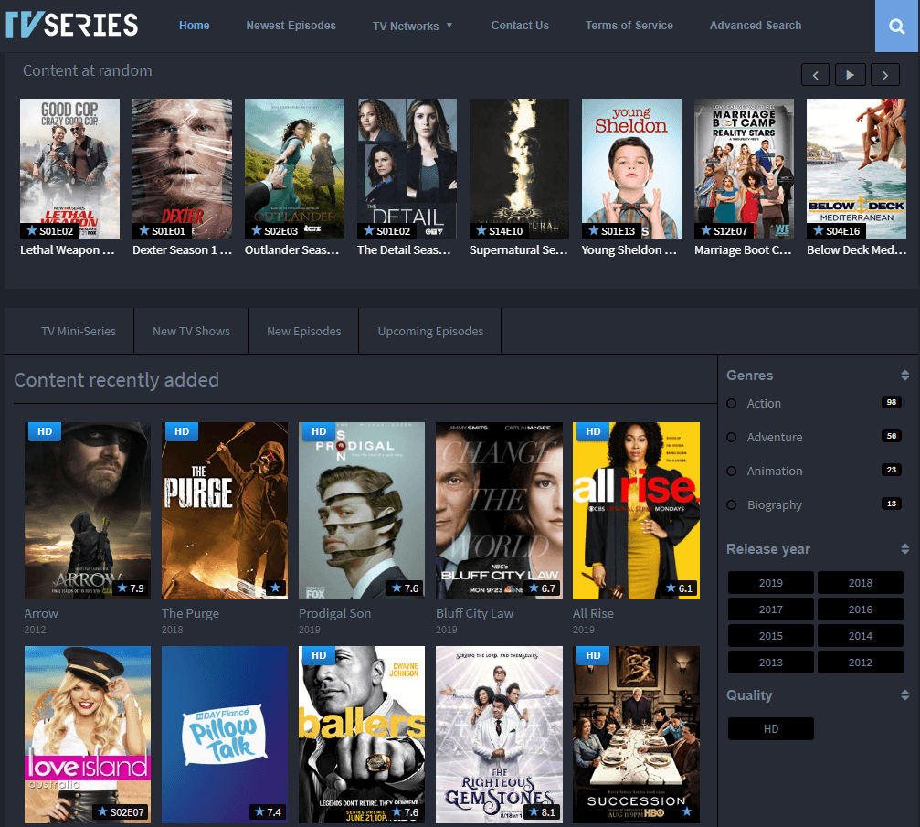 Watch TV series