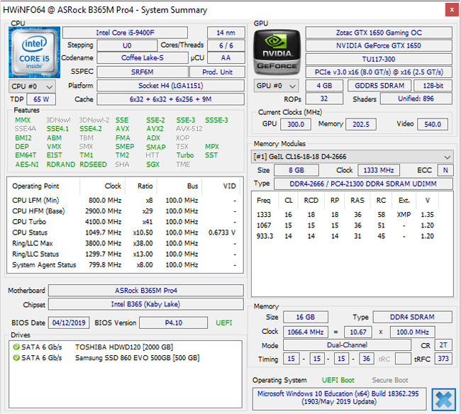hwinfo-summary