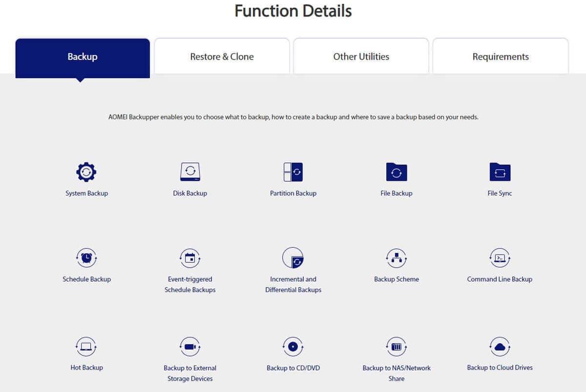 AOMEI-Backupper-Pro-Functions