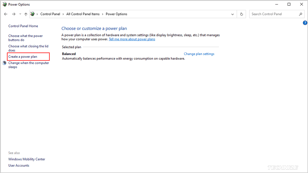 Adjust Laptops Power Settings Windows 10