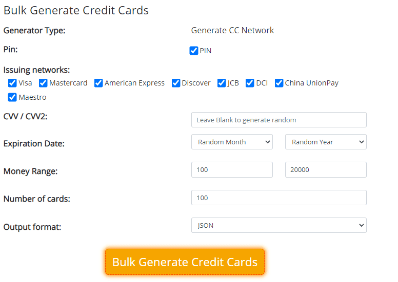 Creditcardgenerator