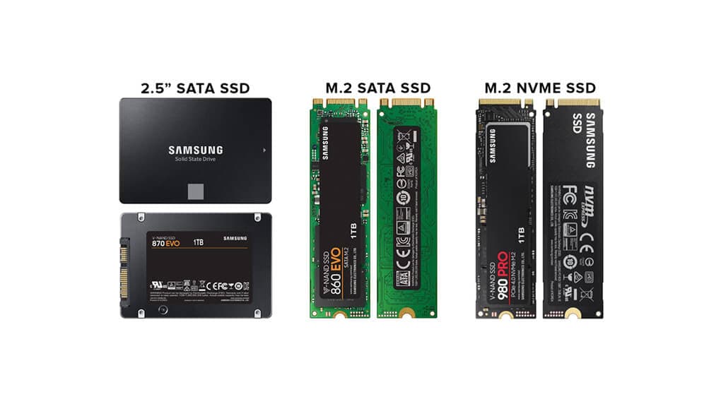 NVMe PCIe vs. M.2 vs. SATA SSD – What are the Differences?