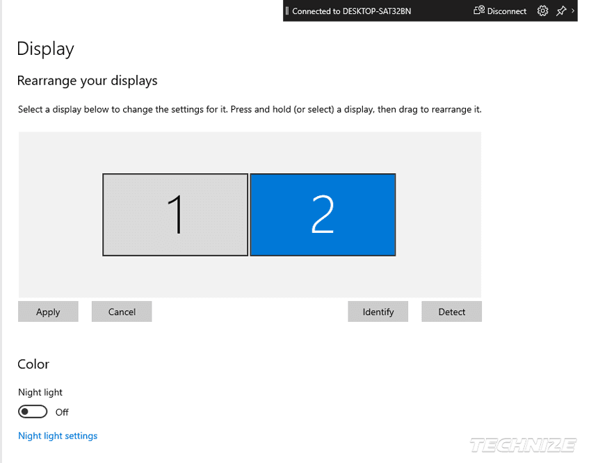 Windows-setting-Display-rearrange