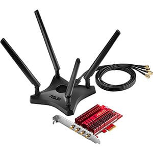 ASUS PCE-AC88 Dual-Band 4x4 AC3100 WiFi PCIe adapter