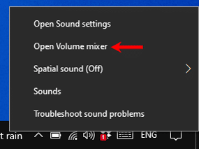 Open volume mixer