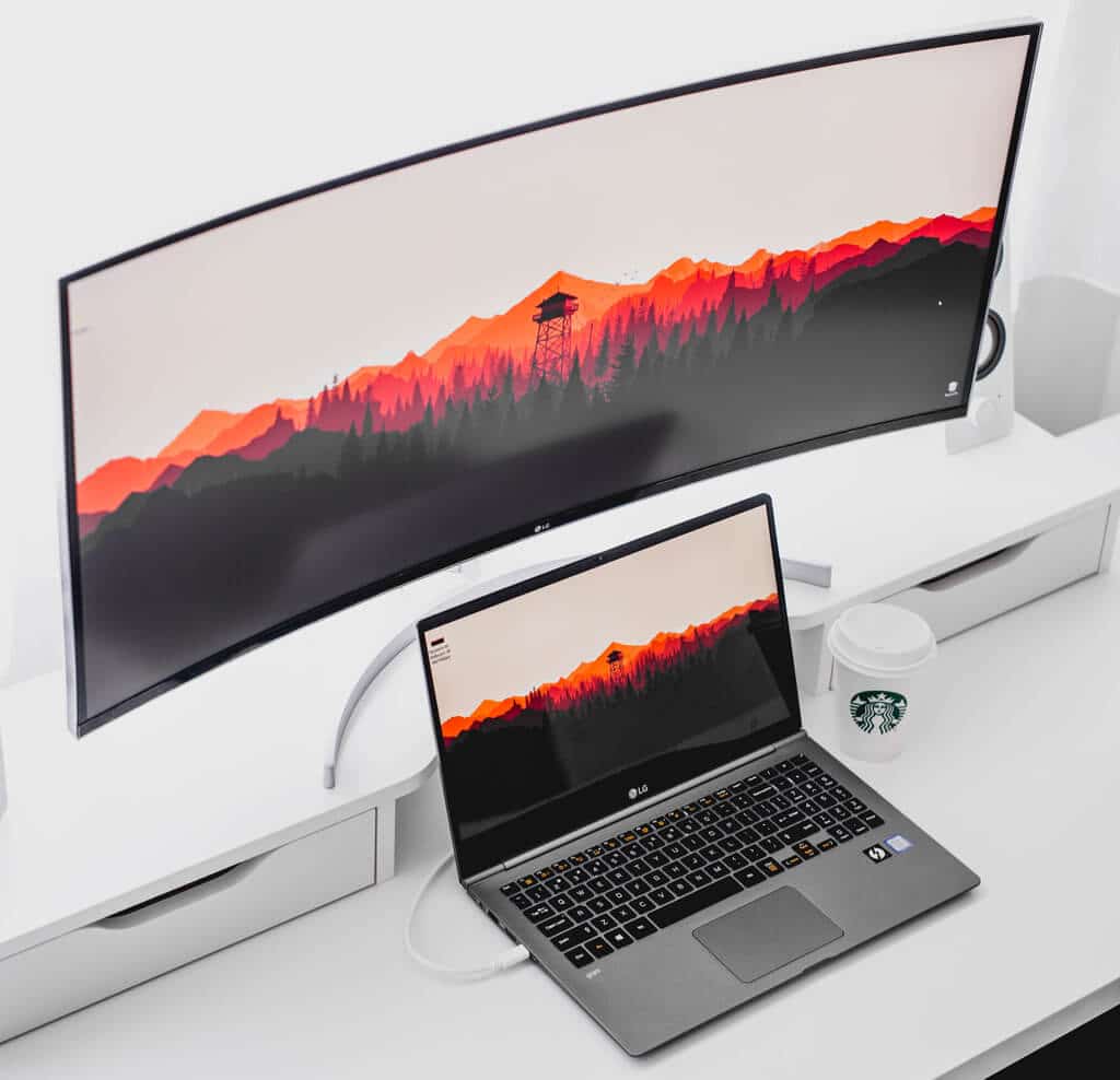 Turn Laptop into Desktop Add a Monitor